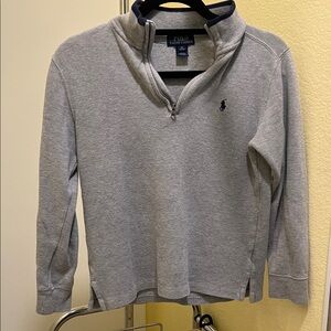 Polo by Ralph Lauren Kids Heather Gray Long Sleeve Top